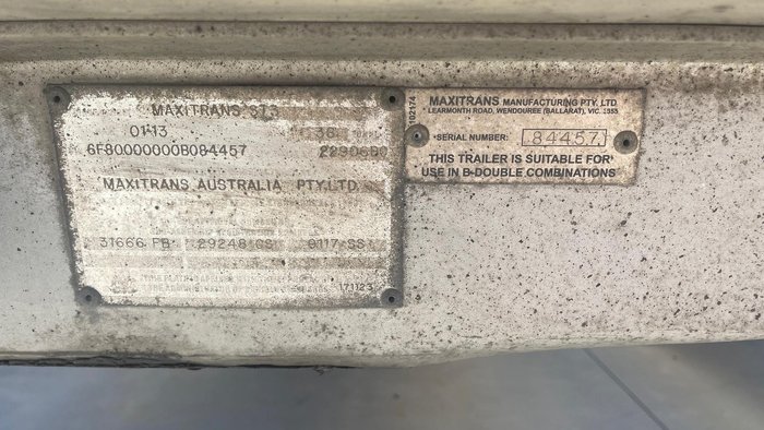 2013 Maxi Trans 34P Freezer B Double White