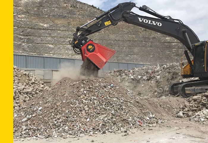 2024 ALLU DN 3 12 TS 25/50 VD Standard Blade Red