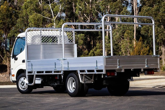 2024 Hino 300 Std Cab Auto Alloy Tray White
