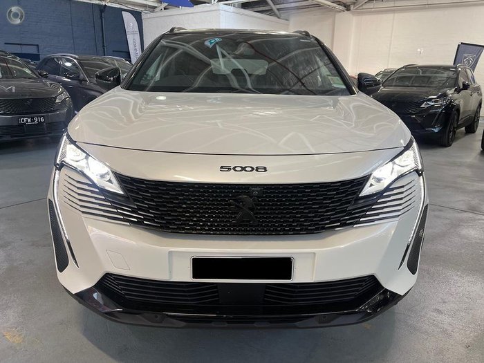 2023 Peugeot 5008 GT Sport P87 MY23 Pearl White