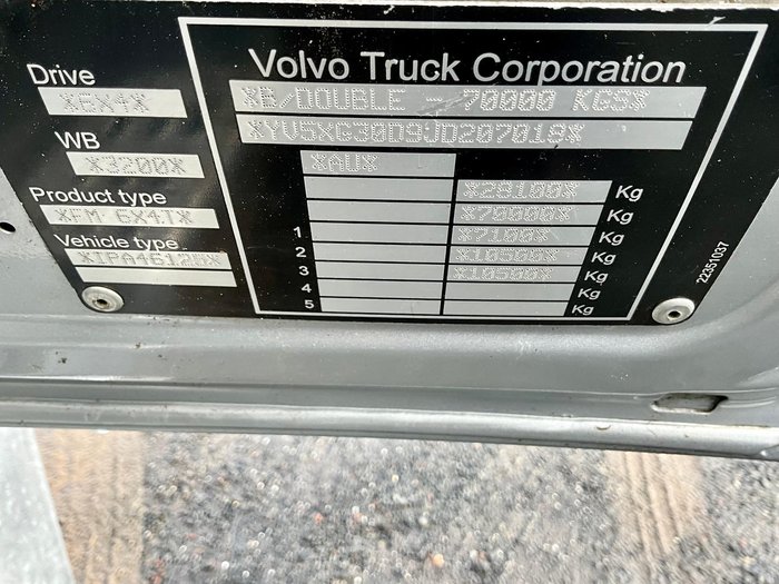 2018 Volvo Fm500 Slp Ex Prestige Fleet Rwc Hist $114000+Gst VOLVO FM500 SLEEPER