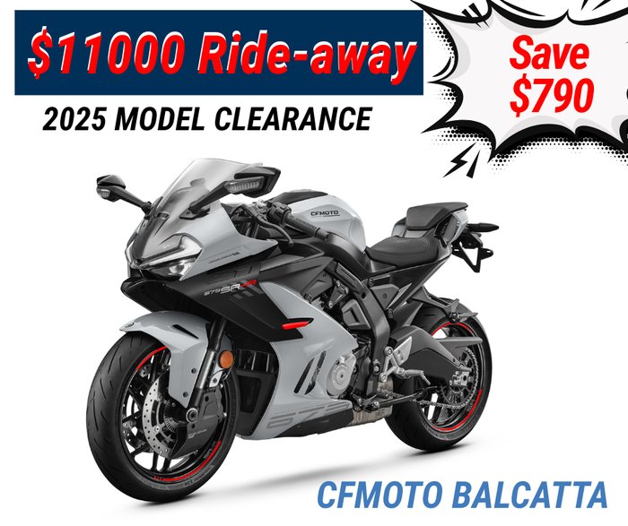 2025 CFMOTO 675SR-R SR-R Aerolite Grey