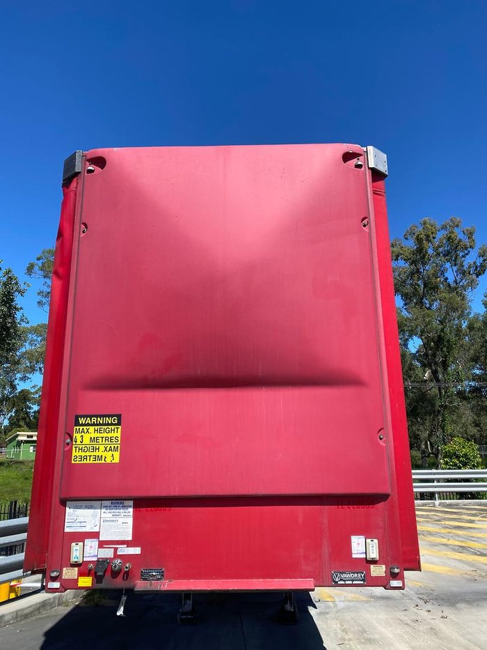 2016 Vawdrey 24P Drop Deck Curtain Sider Auto Mezz Decks Green