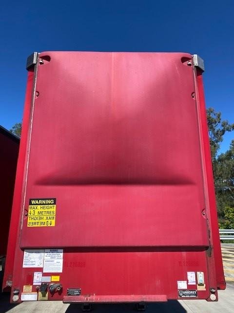 2016 Vawdrey 24P Drop Deck Curtain Sider Auto Mezz Decks Green