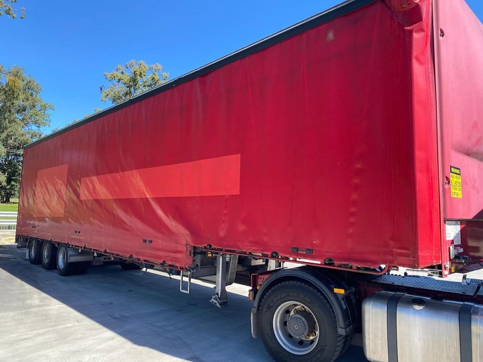 2016 Vawdrey 24P Drop Deck Curtain Sider Auto Mezz Decks Green