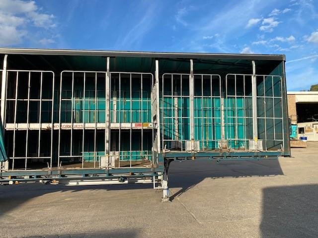 2016 Vawdrey 24P Drop Deck Curtain Sider Auto Mezz Decks Green