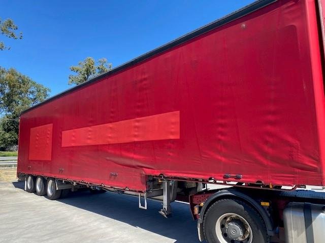 2016 Vawdrey 24P Drop Deck Curtain Sider Auto Mezz Decks Green