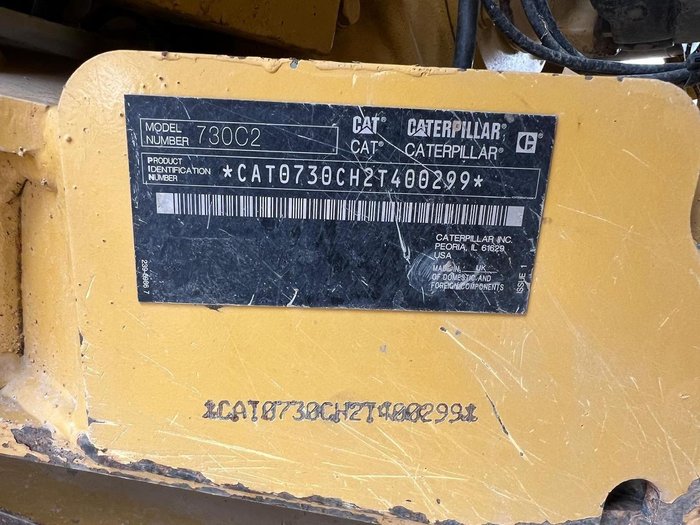 2016 Caterpillar 730C2