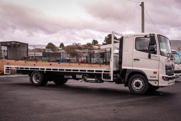 2024 Hino Fe 1426 Flat Tray White