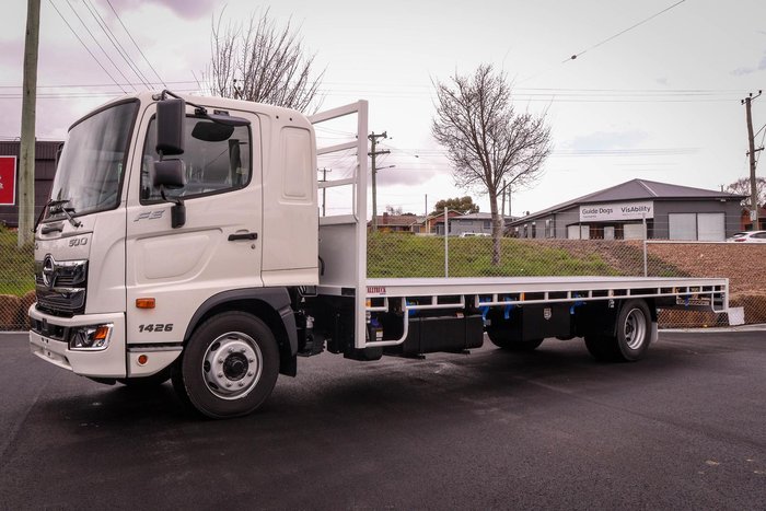 2024 Hino Fe 1426 Flat Tray White