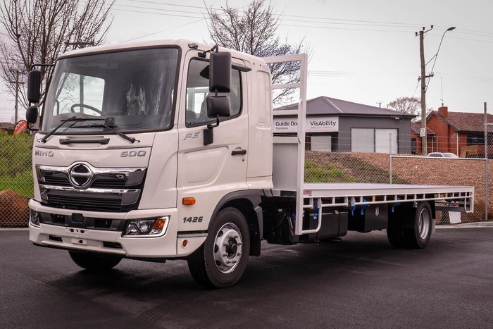 2024 Hino Fe 1426 Flat Tray White