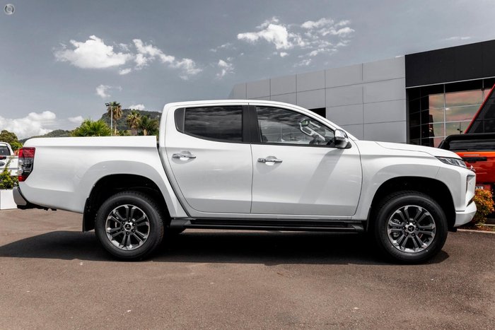 2023 Mitsubishi Triton GLS MR MY23 4X4 Dual Range White Diamond
