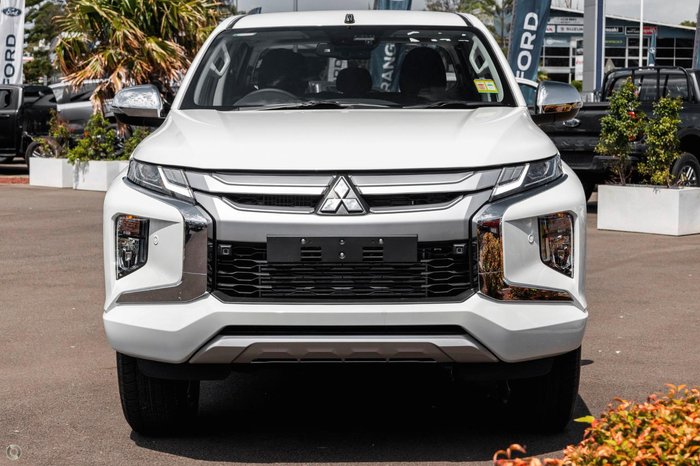 2023 Mitsubishi Triton GLS MR MY23 4X4 Dual Range White Diamond