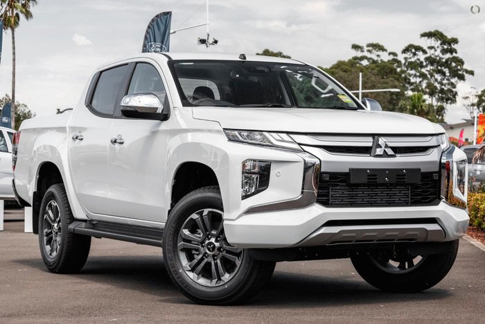 2023 Mitsubishi Triton GLS MR MY23 4X4 Dual Range White Diamond