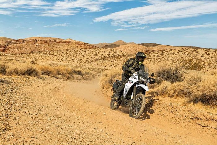 2024 Kawasaki KLR650 S KLR White