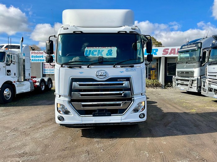 2019 UD Quon Gw 26460 Only 121000 Klm Suit New Byer $159000+Gst UD QUON 26-460 WHITE