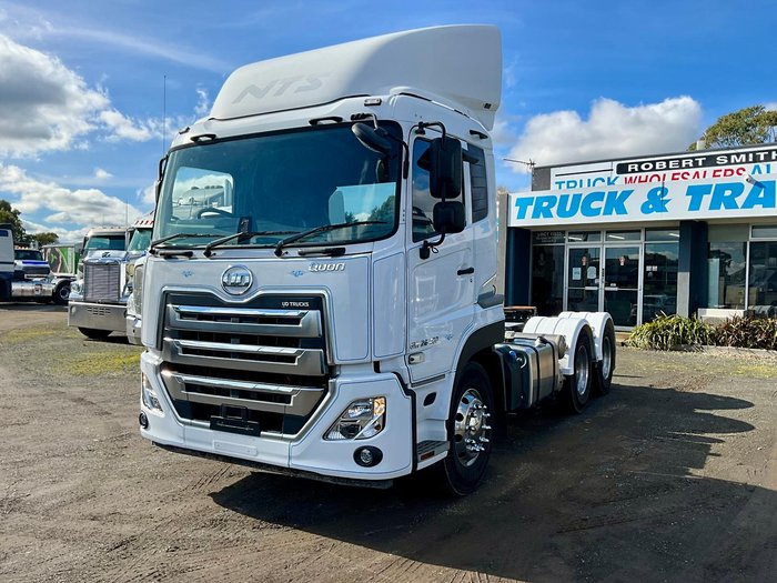 2019 UD Quon Gw 26460 Only 121000 Klm Suit New Byer $159000+Gst UD QUON 26-460 WHITE