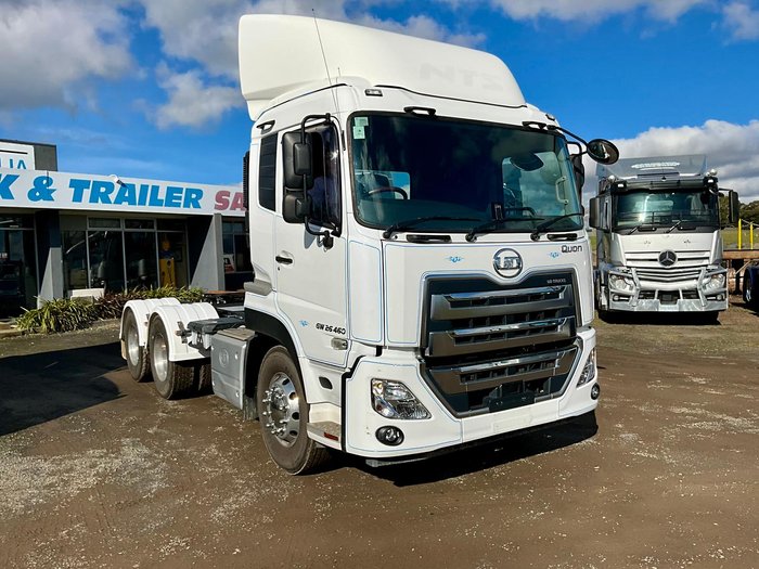 2019 UD Quon Gw 26460 Only 121000 Klm Suit New Byer $159000+Gst UD QUON 26-460 WHITE