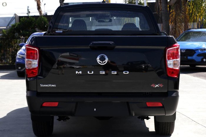 2024 SsangYong Musso ELX Q261 MY24 4X4 Dual Range Space Black
