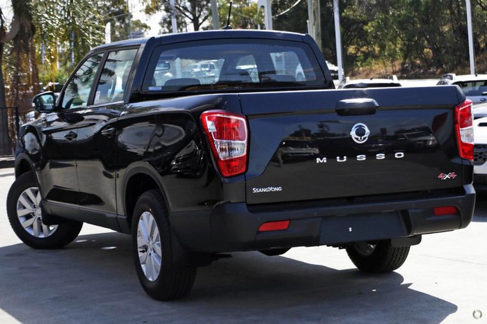 2024 SsangYong Musso ELX Q261 MY24 4X4 Dual Range Space Black