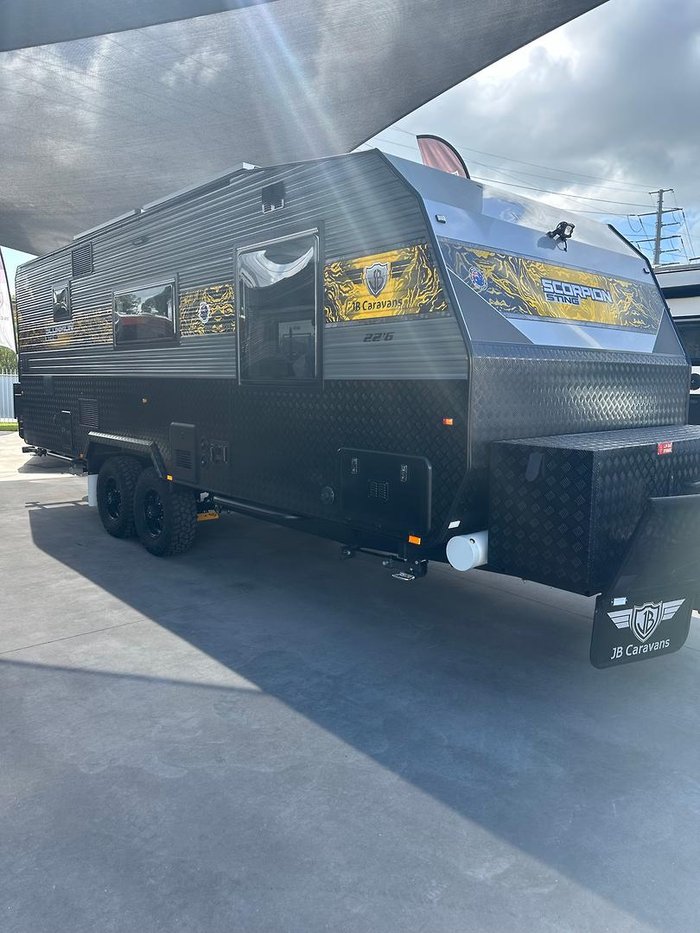 2024 JB Caravans Scorpion Sting 22*6 Fd Family Triple Bunk Air Bags