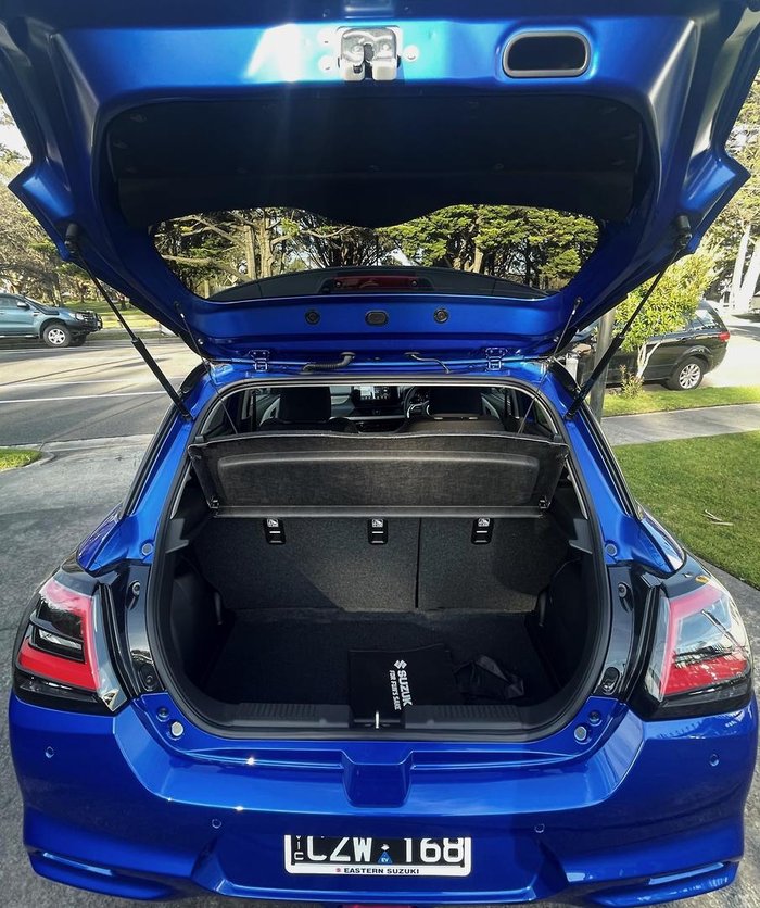 2024 Suzuki Swift Hybrid UZ Frontier Blue Pearl with Black Roof