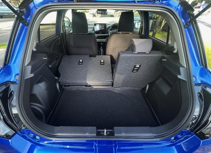 2024 Suzuki Swift Hybrid UZ Frontier Blue Pearl with Black Roof