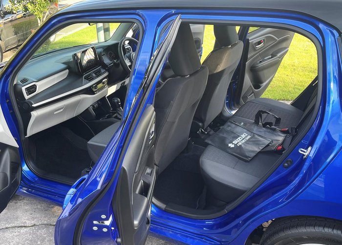 2024 Suzuki Swift Hybrid UZ Frontier Blue Pearl with Black Roof