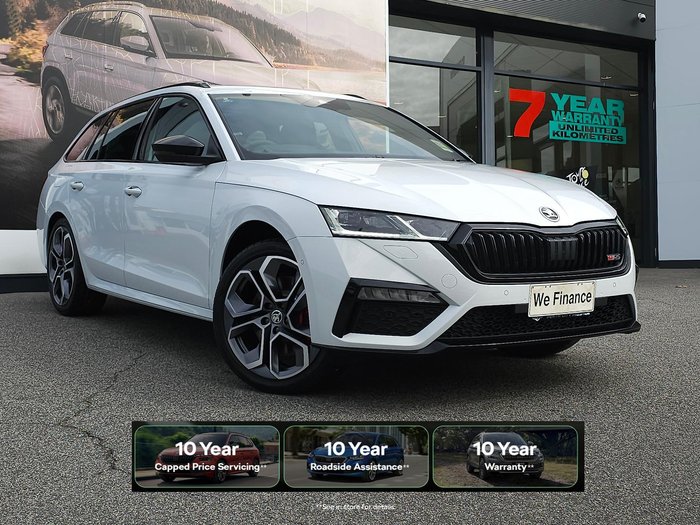 2024 SKODA Octavia RS NX MY24 Moon White
