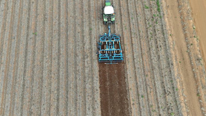 0 Farmet Triton 450Ps Combined Disc & Tyne Cultivator W Rear Roller BLUE