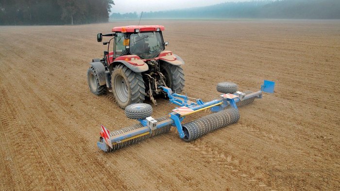 0 FARMET CAMBRIDGE ROLLER CV9 TRAILED REAR ROLLER NEW BLUE