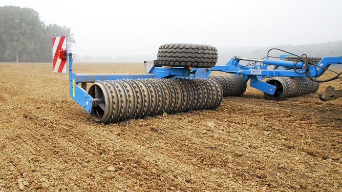 0 FARMET CAMBRIDGE ROLLER CV9 TRAILED REAR ROLLER NEW BLUE