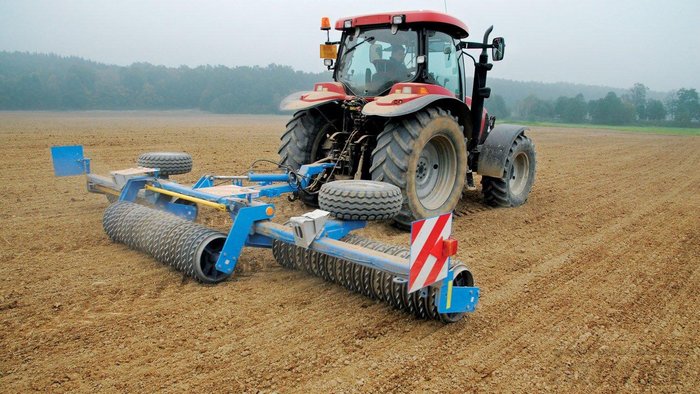 0 FARMET CAMBRIDGE ROLLER CV9 TRAILED REAR ROLLER NEW BLUE