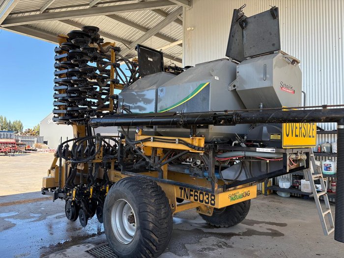 2019 SERAFIN ULTISOW PASTURE KING 6M DOUBLE DISC SEEDER USED Yellow