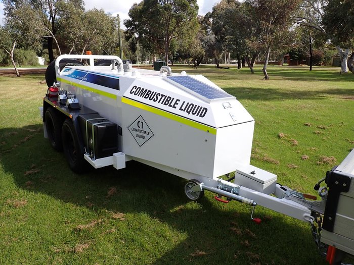 2024 ORH Diesel Bunded Fuel Trailer White