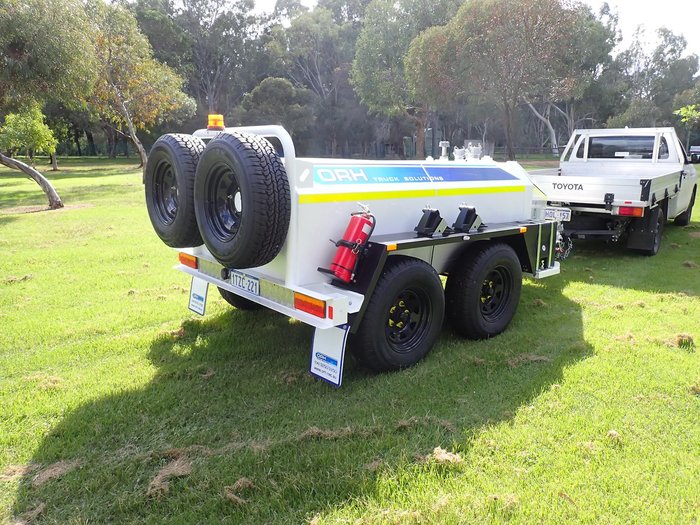 2024 ORH Diesel Bunded Fuel Trailer White