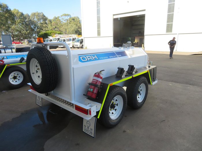 2024 ORH Diesel Bunded Fuel Trailer White