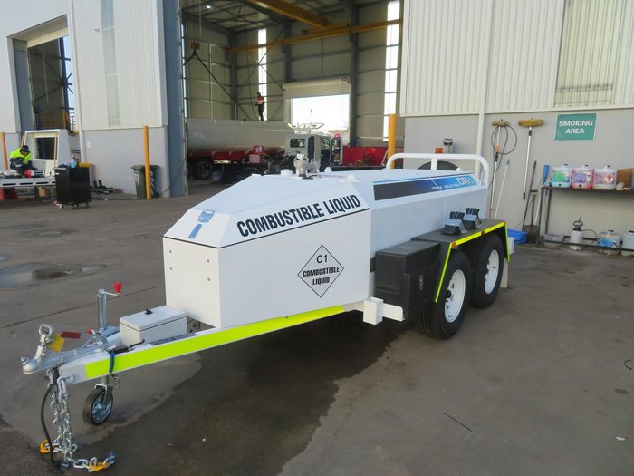 2024 ORH Diesel Bunded Fuel Trailer White