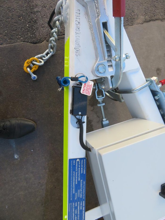 2024 ORH Diesel Bunded Fuel Trailer White