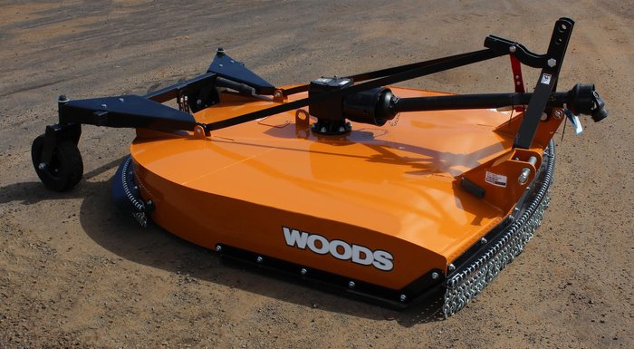 0 Woods 7Ft 50 Series Brushbull Heavy Duty Single Spindle Slasher Orange
