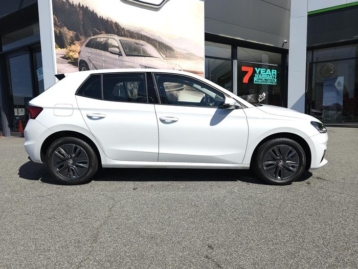 2024 SKODA Fabia 85TSI Select PJ MY24 Moon White