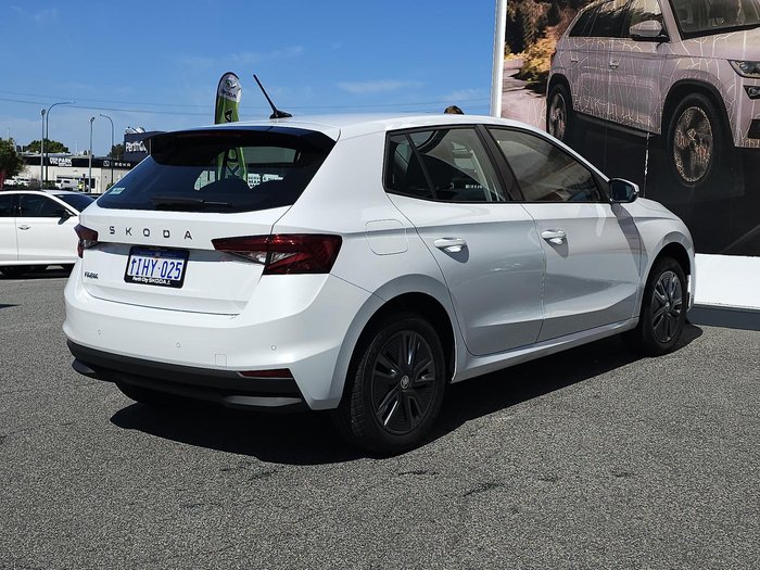 2024 SKODA Fabia 85TSI Select PJ MY24 Moon White