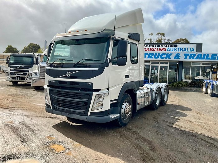 2018 Volvo Fm 450 Low Klm 397000 Klm Hist Hyd Rwc $150000+Gst FM450 SLEEPER WHITE