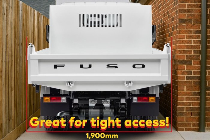 2025 Fuso Canter 615 Tipper WHITE