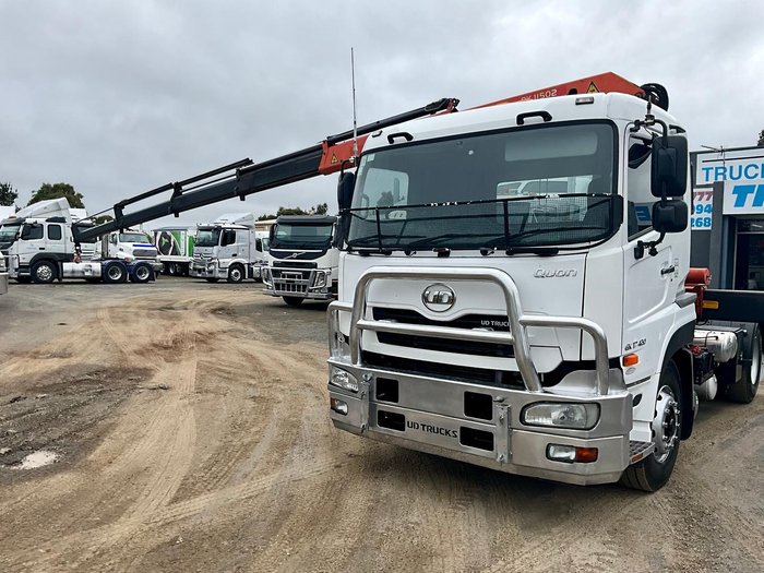 2014 UD Gk 17 420 Palfinger Pk 11502C See Spec $90000+Gst UD PK 17-420 WHITE