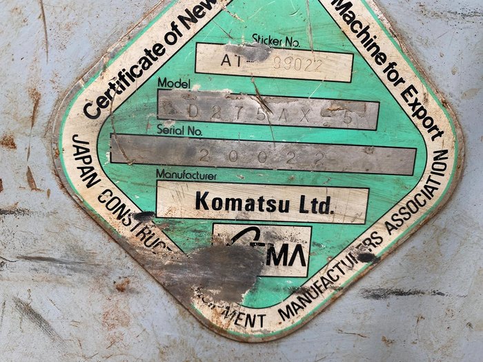 2003 Komatsu D275ax-5