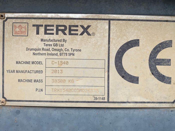 2013 TEREX FINLAY C 1540