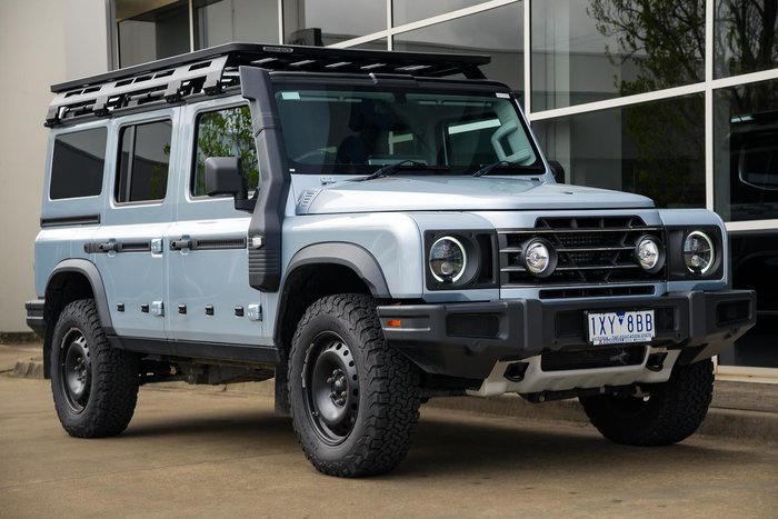 2023 INEOS Grenadier Station Wagon Trialmaster Edition MY23.5 4X4 Dual Range Sterling Silver