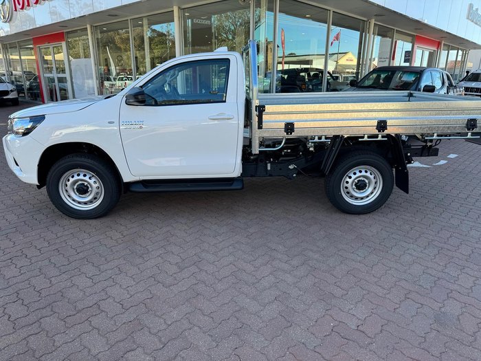 2024 Toyota Hilux SR GUN126R 4X4 Dual Range Glacier White