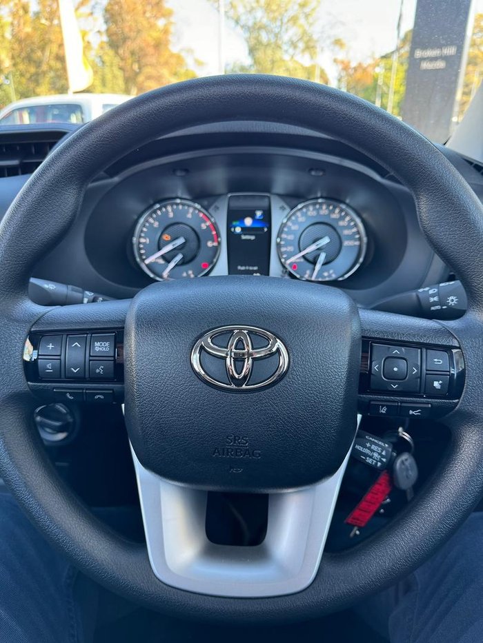 2024 Toyota Hilux SR GUN126R 4X4 Dual Range Glacier White